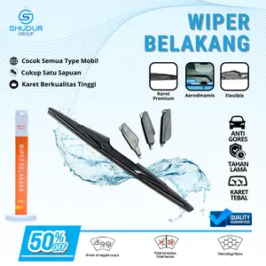 Wiper Belakang Mobil Universal Semua Jenis Mobil Free 3 Adaptor Pembersih Kaca