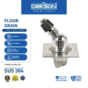 DEKKSON Floor Drain Mesin Cuci Saringan Air Lantai Kamar Mandi FD 1700 SSS