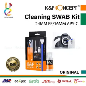 K&F KNF Concept 16mm APS-C Sensor Cleaning Swab Kit + Cleaning Liquid