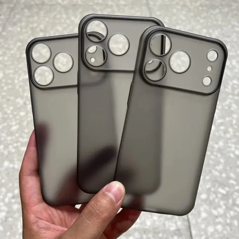 Ốp Điện Thoại Mỏng, Trong Mờ, Dành Cho iPhone 17, 16, 15, 14, 13, 12, Pro Max, 14, 15, 16 Plus, Ốp Lưng TPU Mềm Trong Suốt Lì Mỏng