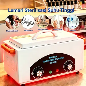 Sterilizer Box Sterilisasi Disinfection Cabinet Suhu Tinggi 220 Derajat Tidak Perlu Menambahkan Air Kecantikan Medis Peralatan Klinik Gigi Alat Salon Kuku Sterilizer Box Sjr