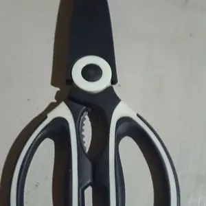 DB68 Gunting Serbaguna Multifungsi Stainless Tajam Kokoh Soft Grip Gagang Empuk Anti Karat Good Quality / Gunting Dapur MultiFungsi Stainless Steel / Gunting Ikan Ayam Daging Sayur Gagang Karet Anti Karat / Gunting Dapur Kantor Kertas Serbaguna