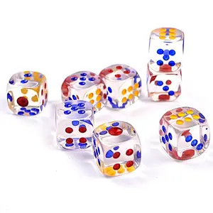 PROMO Dadu Transparan 12x12mm Dadu 1,2cm x 1,2cm GROSIR TERMURAH