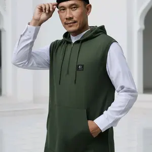 Rosal (Rompi Sholat)/ Rosal Hoodie clasik/Rompi sholat kurta Size M L XL XXL XXXL terbaru Pria dewasa