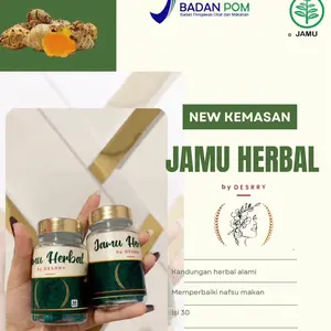 JAMU HERBAL by DESRRY. 30kapsul BPOM kemasan baru