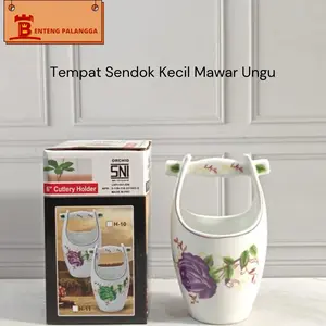 Tempat Sendok Keramik Kecil Orchid Mawar Biru Mawar Pink Mawar Ungu Mawar Hijau /Tempat Sendok Kecil Sendok Kue/ Tempat Penyimpanan Sendok Elegan