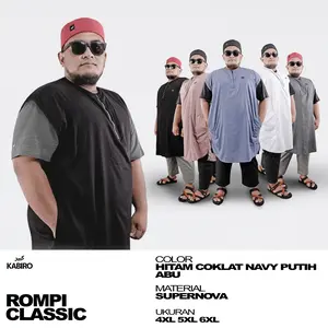 KABIRO - Rompi Sholat Oversize Rosal CLASSIC - Ukuran BIG SIZE 4XL 5XL 6XL