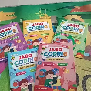 (Isi 5 Buku) JAGO CODING Pendekatan Deep Learning Superlengkap - Lingkar Media