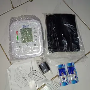 TaffOmicron Alat Ukur Tekanan Darah Tensi Darah Tensimeter Digital Blood Pressure Measurement Electronic Sphygmomanometer Monitor Pulse Heart Beat Rate meter