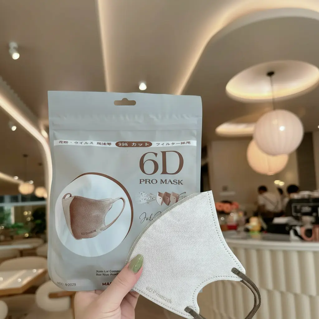 Thùng 100c tặng 20 chiếc Khẩu Trang 6D JULIDUCKHOI Promask Mềm Mại nhẹ nhàng thoáng khí không đau tai