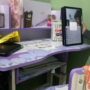 【Promo Eksklusif Live】 Meja Belajar Anak Set Meja Kursi Anak Meja Tulis Anak Meja Lipat Belajar Anak Meja Portable Meja Lipat Karakter Paket Meja Kursi Sekolah Anak untuk Belajar Sekolah Ngaji