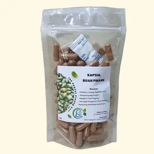 Kapsul Buah Pinang Herbal Asli RR Herbal Store Kemasan Ekonomis Isi 100 Kapsul