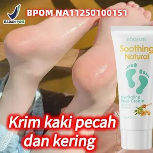 Krim Kaki Tangan Smooth Foot Cream 60Gr BPOM Melembabkan Kulit Kering Kasar Di Kaki Tangan Anti Retak Cracked Heels Perawatan Kaki Pecah Pecah Deep Moisturizing Mencegah Kaki Kering Dan Kapalan