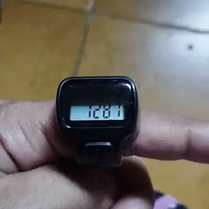 Tasbihmurahonline [BARU] Tasbih Cincin Digital LED Warna Pink + GRATIS Kemasan Kotak Akrilik Tersedia Harga Grosir - Muslim