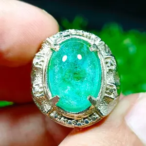 CINCIN PERMATA ZAMRUD COLOMBIA CHATAM SIAP PAKAI