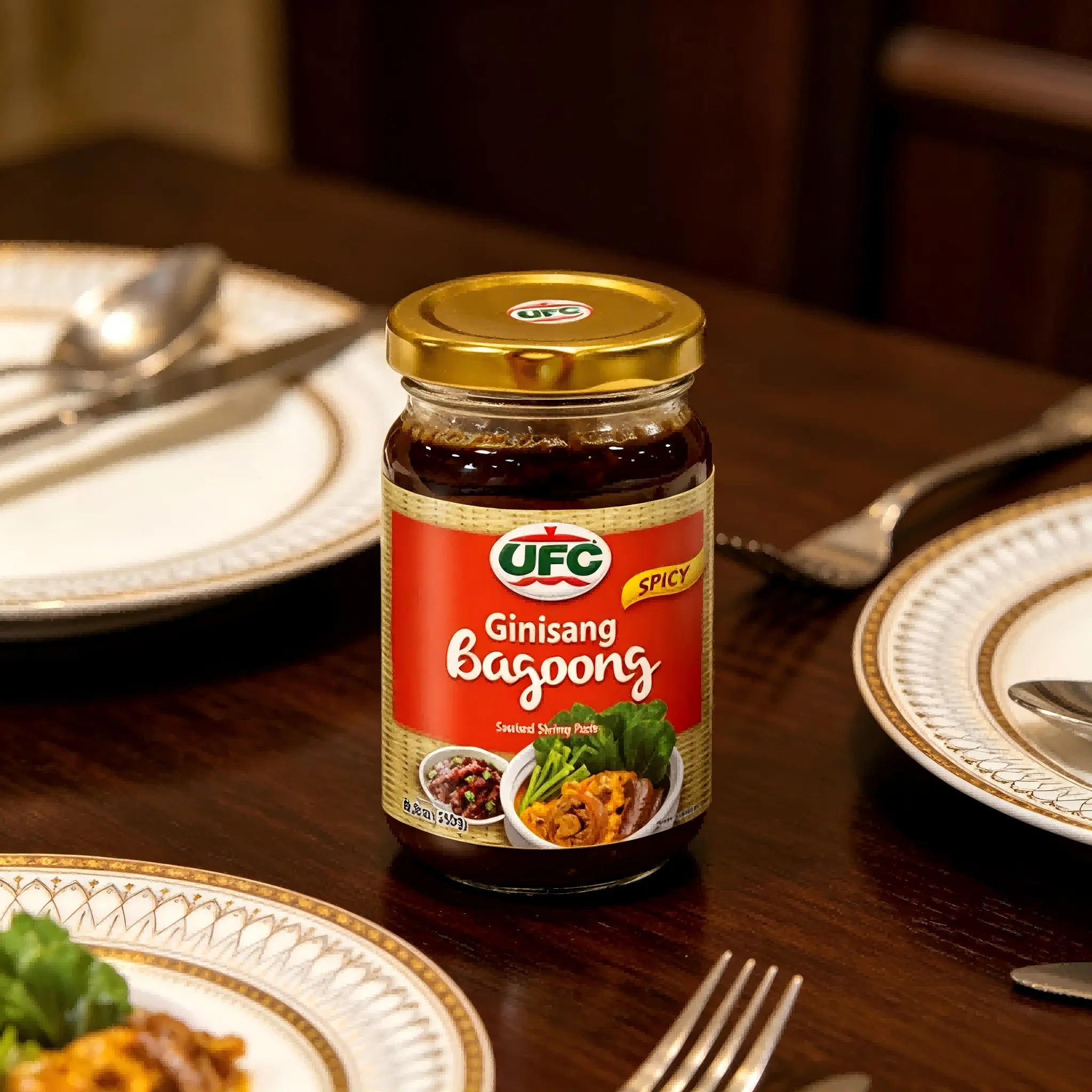 UFC Bagoong Spicy Ginisa 250g, Fermented Fish Paste, Spicy Seasoning ...