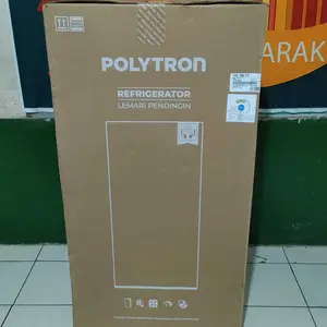 POLYTRON Kulkas 1 Pintu Metallic Series 170 Liter - PRB 177TY