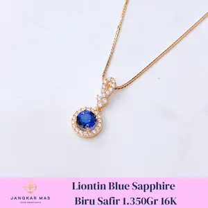 LIONTIN BIRU SAFIR 16K 1.350GR