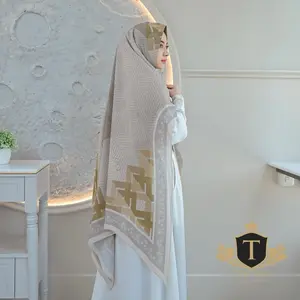 THEWA Kerudung/Khimar/hijab “PRINTING PAYET ( Arani )''Jumbo lancip  2 layer
