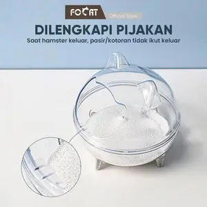 Bak Mandi Sauna Hamster FOCAT F08 uk 12x12x11cm