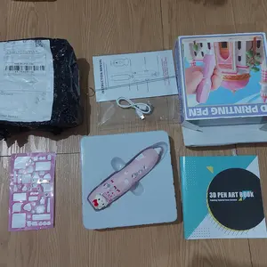 Kuasan 3D kartun, pena lukis 3D, kerajinan DIY kreatif, pena muncul 3D, pena cetak 3D, mainan anak laki-laki dan perempuan, hadiah anak-anak Bahan yang aman dan ramah lingkungan