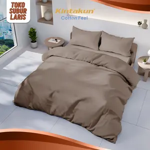 Basic Comforter Only COTTON FEEL Ukuran 160 x 240 / 220 x 240 Selimut Polos Minimalis Aesthetic Multivarian - Kintakun Subur Laris