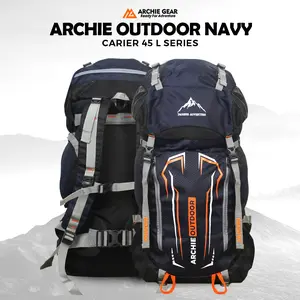 ARCHIE GEAR Tas Ransel Archie Outdoor Kapasitas 40L untuk Naik Gunung, Camping, dan Hiking dengan Bonus Rain Cover Laki-Laki dan Perempuan - Backpack