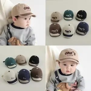 5 Bulan - 5 Tahun Topi Anak Bayi Balita Bordir Bear baby one's Be Strong|  Laki-Laki Perempuan Korea