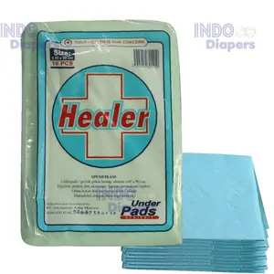 HEALER Underpad Perlak Sekali Pakai Menyerap Cairan sz 60 x 90 cm , isi 10 pcs