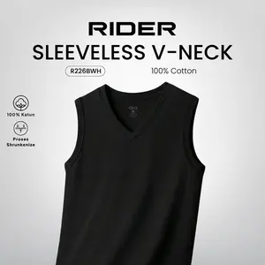 Rider Tank Top Sport R226BWH - Hitam (1 Pcs)