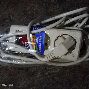 Stop Kontak 2 3 4 5 Lubang Kabel Myled Colokan Cabang Tembaga 1,5M 3M 5M Meter Saklar SNI Stopkontak