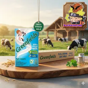 Greenfields UHT Fullcream Content : 40pak × 105ml | Karton