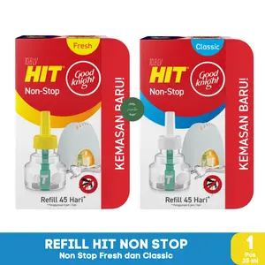 REFILL HIT NON STOP 35 ml [REFILL SAJA] - Obat Nyamuk Elektrik