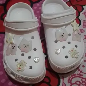 Aksesori Baim Gesper Sepatu Diy Aksesori Gesper Dekoratif Bunga Sepatu Kartun Lucu Cocok untuk Baim