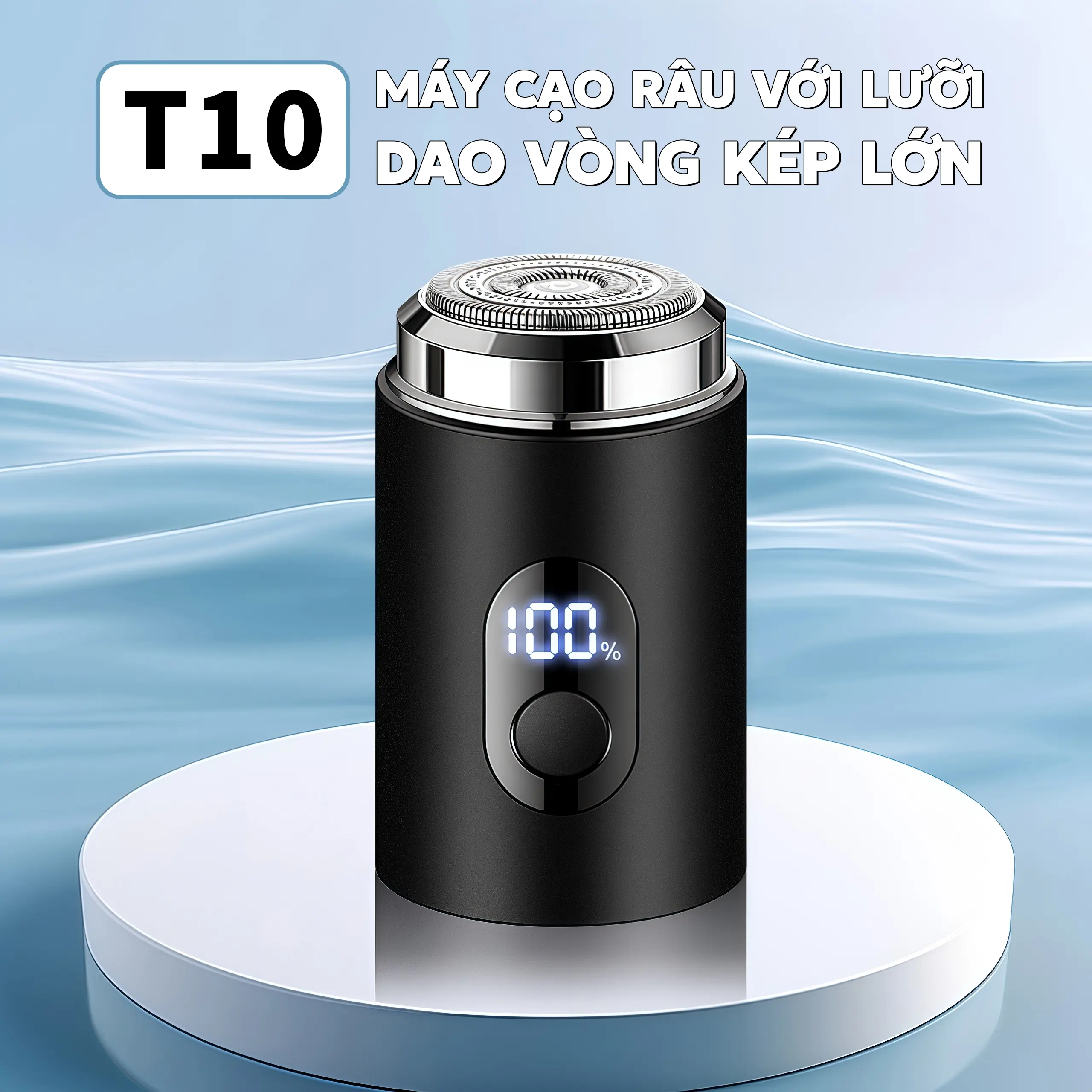 【COD】T10 Máy Cạo Râu Mini Cầm Tay, Phiên Bản Mới Cao Cấp Cho Nam, Chống Nước, Động Cơ Mạnh Mẽ,Nhỏ Gọn Và Di Động, Thích Hợp Cho Gia Đình, Du Lịch Và Đi Chơi