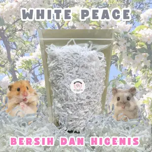 RBC TISSUE BEDDING HAMSTER PENGGANTI SERBUK KAYU / TEMPAT TIDUR HAMSTER / AKSESORIS HAMSTER TISU BEDDING 20G