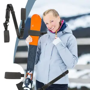 Adjustable Ski Straps Adjustable Ski Carrier Belt Ski & Snowboard Transport Equipment For Children Adults Avid Skiers