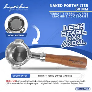 Portafilter Bottomless 58mm - Original Ferratti Ferro PE 01 Essential Edition
