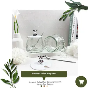 Isi 10 Pcs Souvenir Mug Beruang 250ml - Kitchenware & Tableware