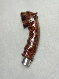 gagang golok siap pasang / gagang golok model macan kayu aren / handle pisau dapur