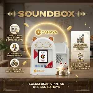 Mesin Pembayaran Dengan Suara Notifikasi Desain Kucing Mudah Digunakan