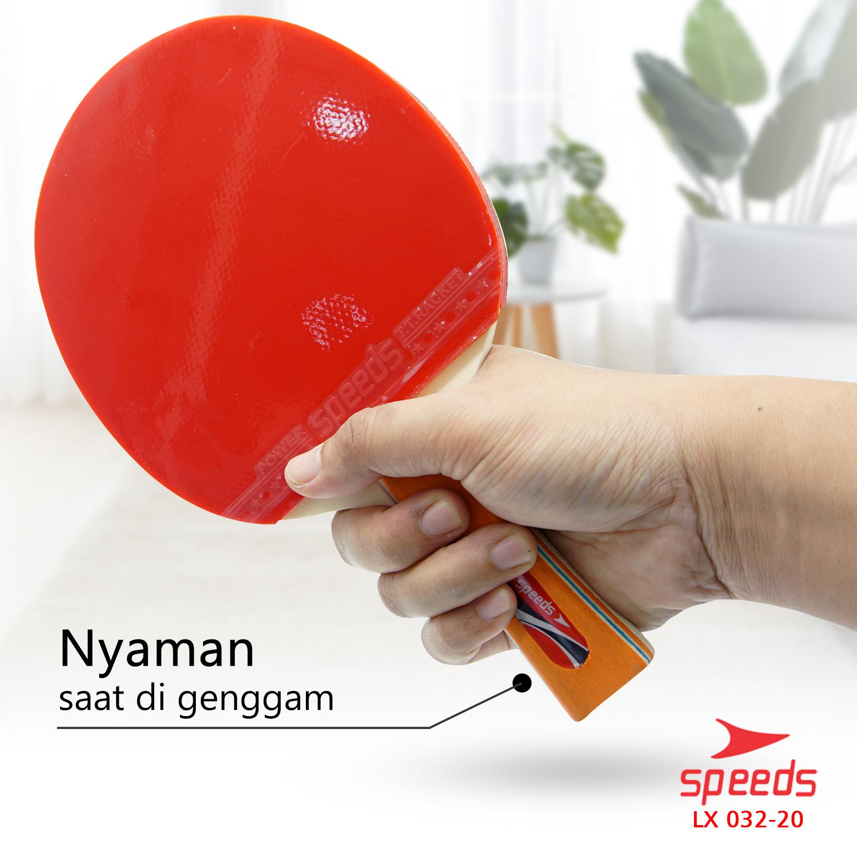 SPEEDS Table Tennis Bat Bet untuk Tenis Meja Pingpong Raket Ball ...