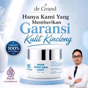 [ SPESIAL 6/6 ] Moon Night Cream by dR. Grand Krim Malam Pelembab | Brightening | Anti Penuaan | all skin