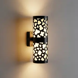LED Wall Lamp Lampu Dinding Teras Bulat 2 Arah Modern Minimalis Waterproof Bohlam Outdoor Indoor AWAN011