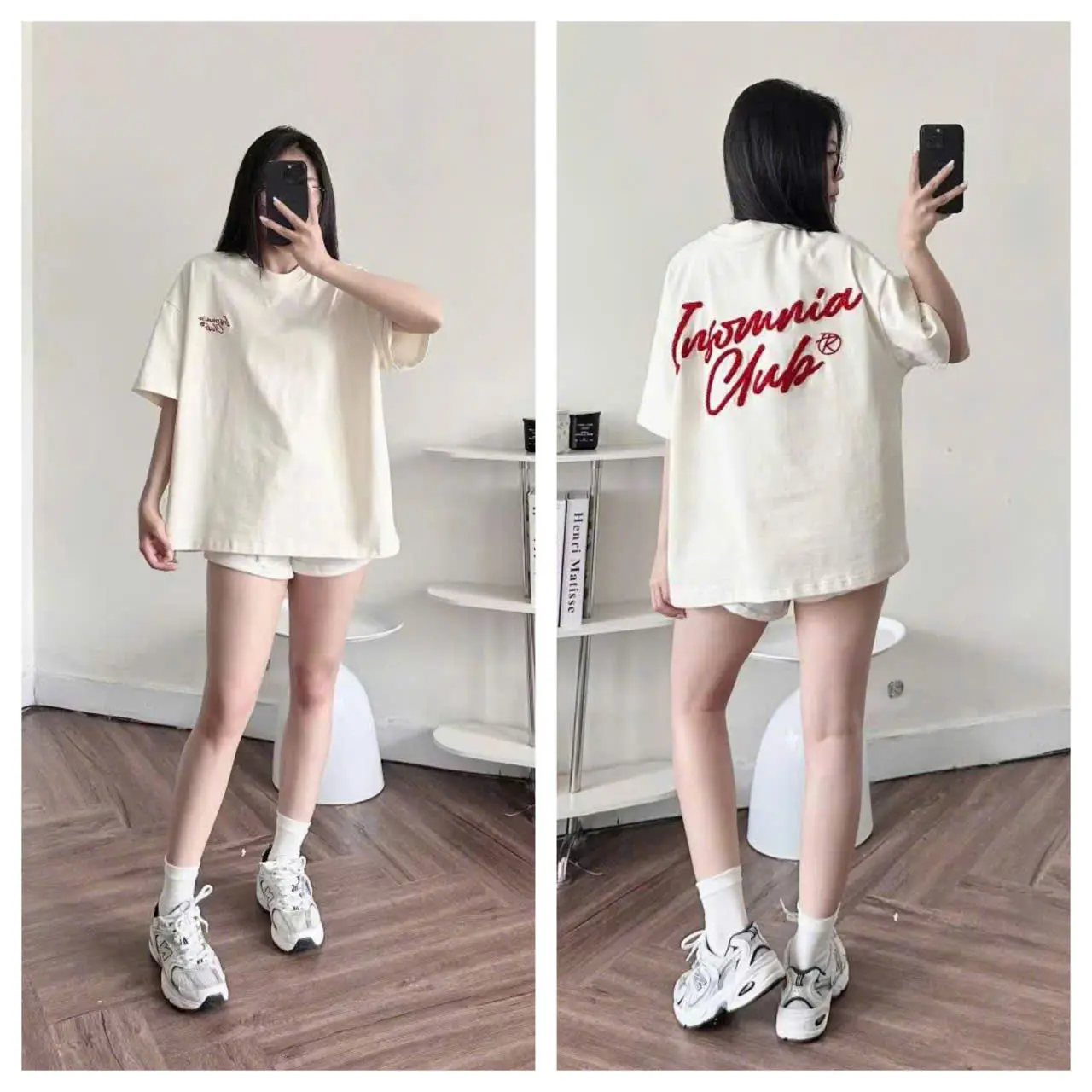 [MỚI] Áo Thun Nam Nữ  INSO CLUB IN NỔI, Áo Phông Unisex From Rộng Top Cổ Tròn Women - 1