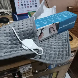 Bantalan Pemanas Listrik 30x60cm dengan Suhu 25-55°C Kontrol Cerdas untuk Nyeri Otot dan Pegal Portabel dan Mudah Digunakan