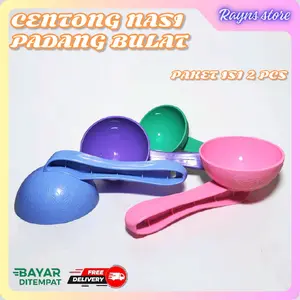PAKET ISI 2 PCS centong nasi padang,cetakan nasi bulat diameter 9,5cm,anti lengket bahan pp5 foodgrade Kitchenware