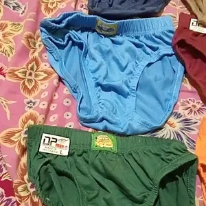 Isi 6 PCS Celana Dalam Anak Cowok Warna Gelap Size S-M-L-XL-XXL CD Anak Cowok Polos