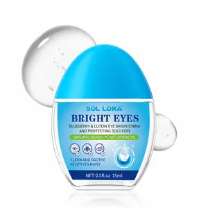 Mata Cerah & Solusi Pelindung - Bright EyesBlueberry & Lutein Eye Brightening &Protecting Solution Natural Herbs PlantExtracts 15ml