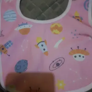 BISA COD 6852 Crystal Waterproof Bib / Celemek Bayi Waterproof / Slaber Bayi Motif Animal / Handuk Liur